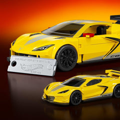 Hot Wheels Speed Mattel Brick Shop Building Set 1/32 '20 Corvette C8.R 0194735368891