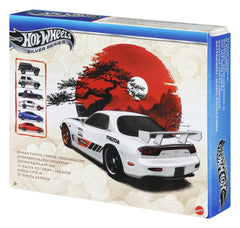 Hot Wheels Silver Series Die-Cast Vehicle 6-Pack 1/64 Streets of Japan 194735359844