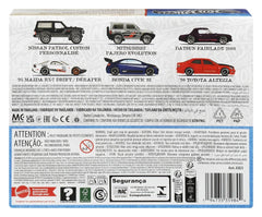 Hot Wheels Silver Series Die-Cast Vehicle 6-Pack 1/64 Streets of Japan 194735359844