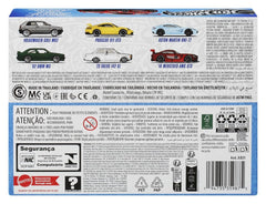 Hot Wheels Silver Series Die-Cast Vehicle 6-Pack 1/64 Euro Style 194735359875