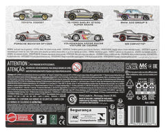 Hot Wheels Silver Series Die-Cast Vehicle 6-Pack 1/64 ZAMAC 194735359868
