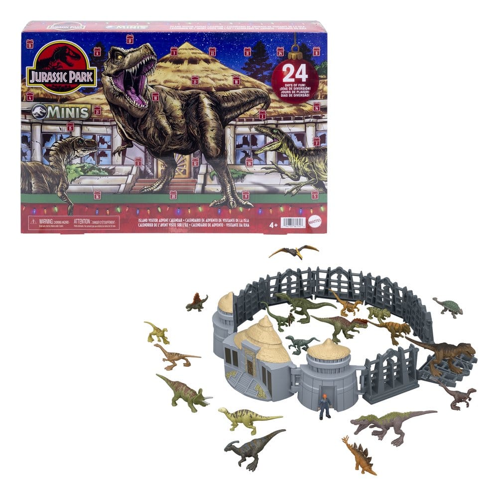 Jurassic Park Minis Advent Calendar Island Visitor 0194735361748