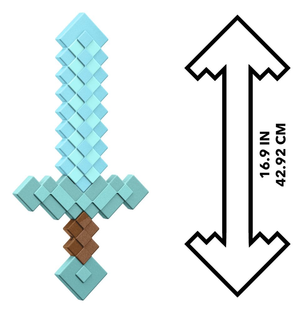 Minecraft Roleplay Replica Diamond Sword 43 cm 0194735365036