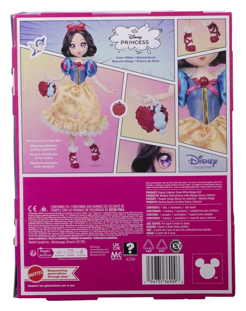 Disney Princess Doll Manga Snow White 22 cm 0194735369096