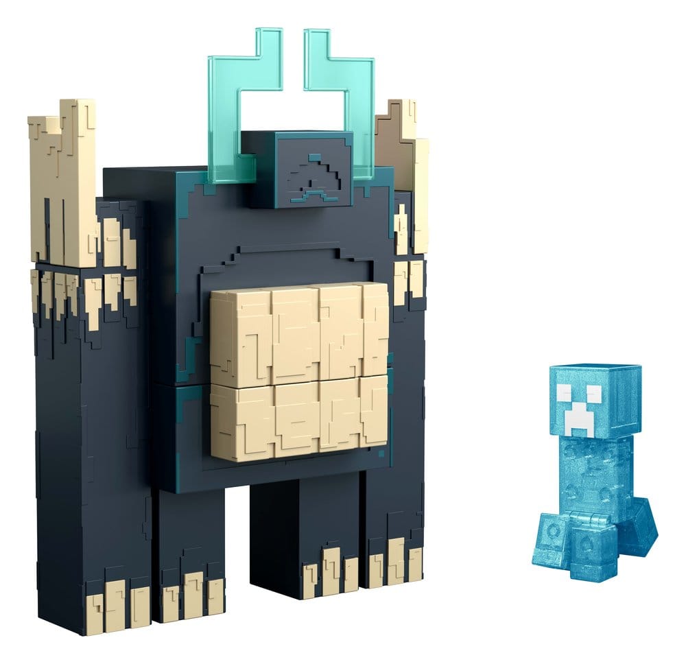 Minecraft Dungeons II Action Figure with Light and Sound Twisted Warden 194735379033
