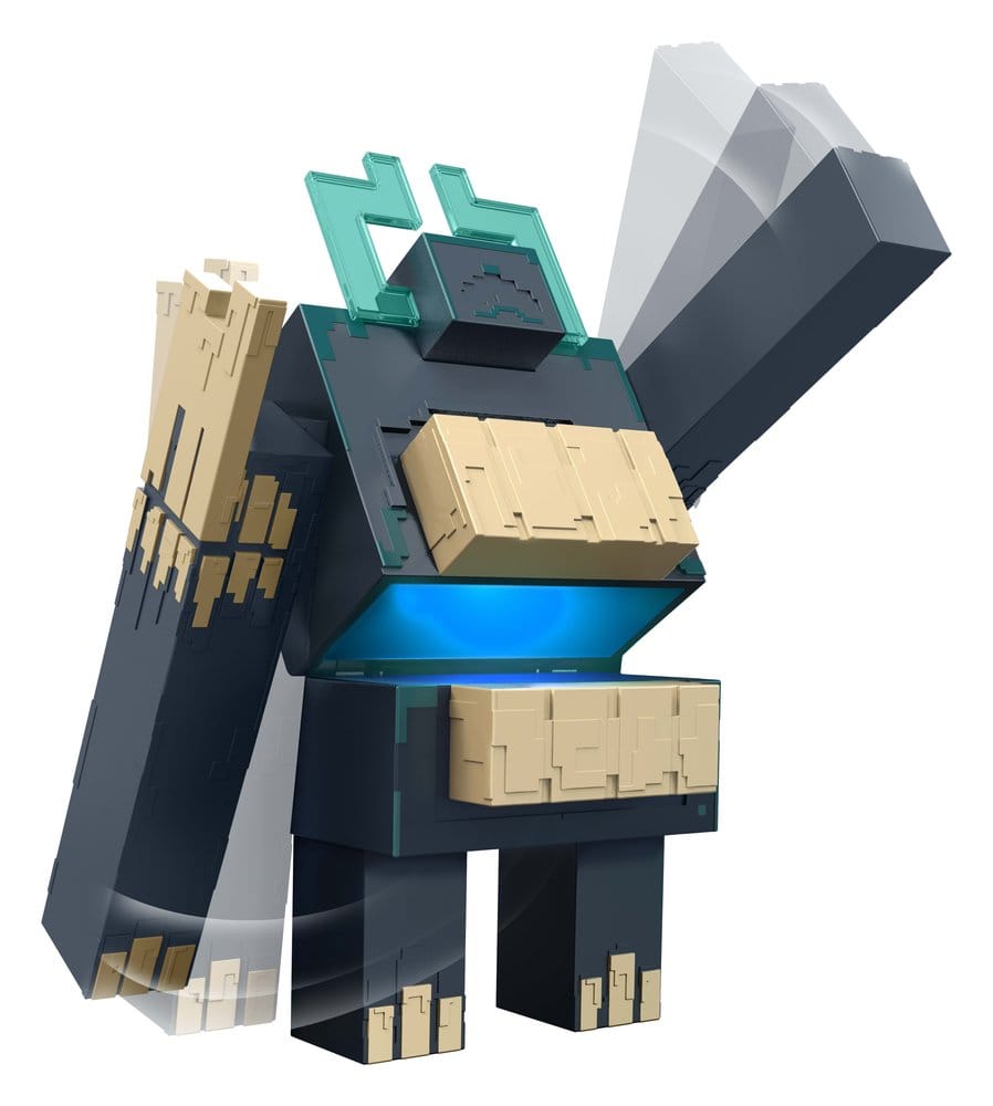 Minecraft Dungeons II Action Figure with Light and Sound Twisted Warden 194735379033