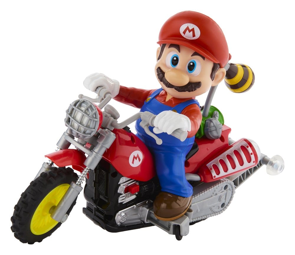 The Super Mario Galaxy Movie Hot Wheels RC Vehicle Mario Wheelie Motocross 194735379675