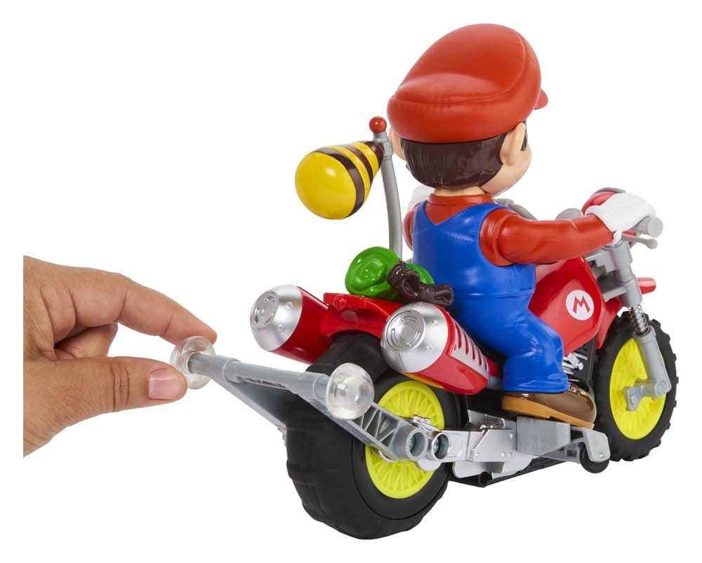 The Super Mario Galaxy Movie Hot Wheels RC Vehicle Mario Wheelie Motocross 194735379675
