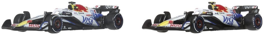 Formula 1 Hot Wheels Premium Die-Cast Vehicle 2-Pack 1:64 Team Visa Cash App Racing Bulls 0194735381586