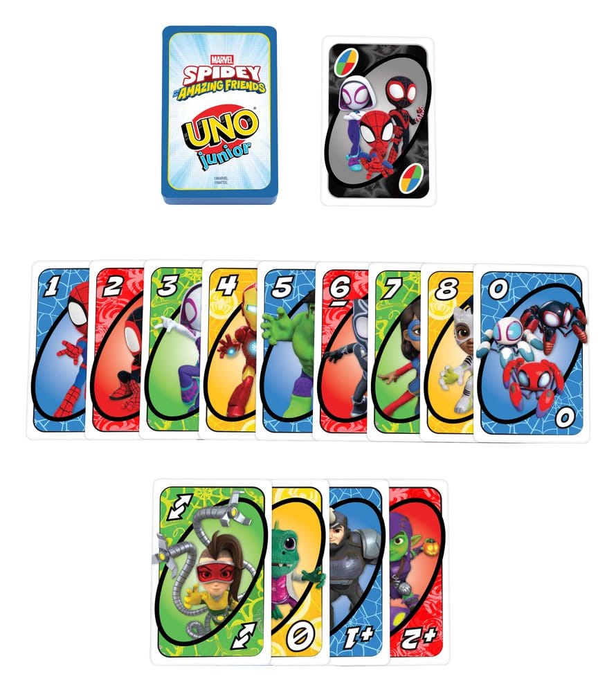 Spidey & His Amazing Friends UNO Junior Card Game 194735393046