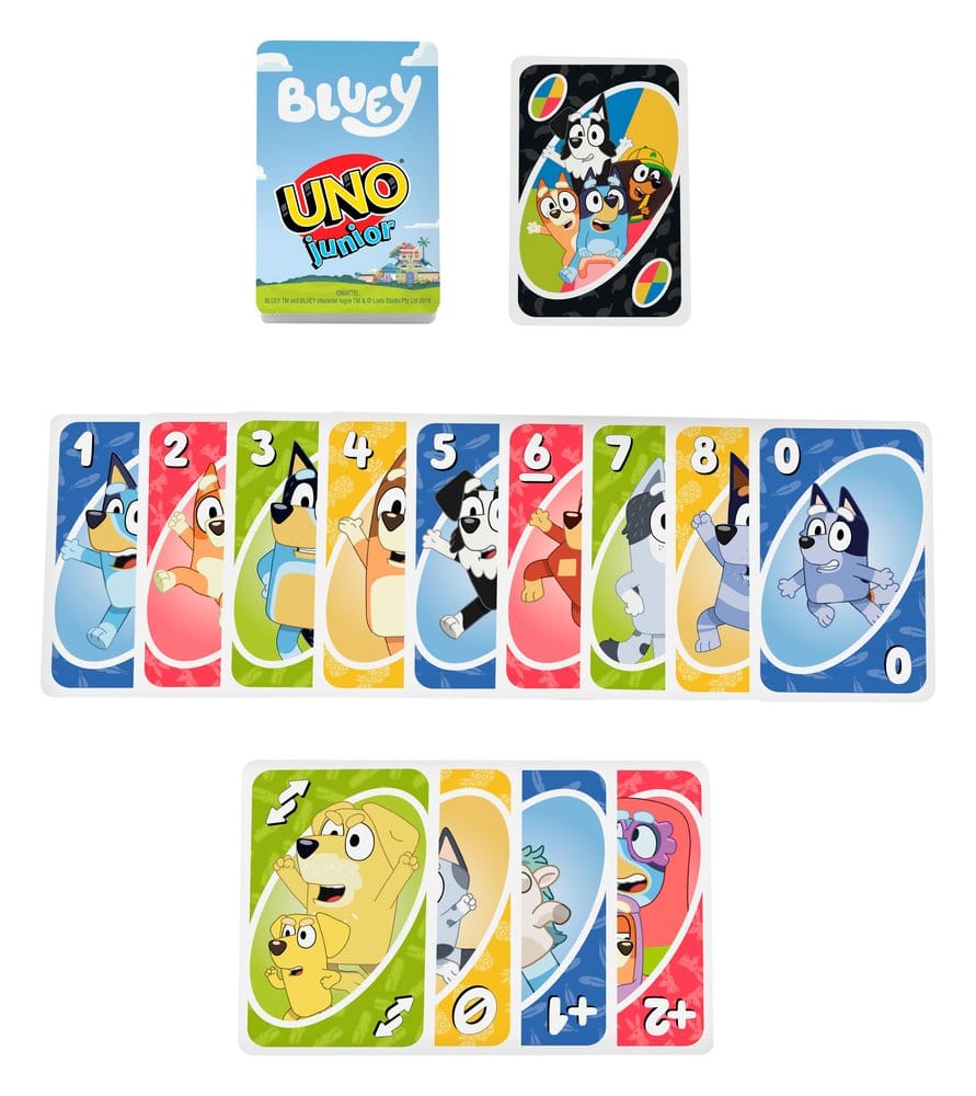 Bluey UNO Junior Card Game 0194735393039