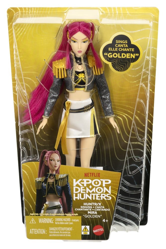 KPop Demon Hunters Singing Doll Huntrix Mira (Golden) 194735424627