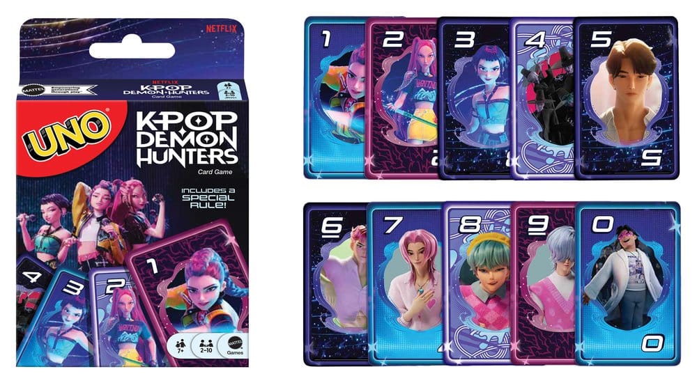 KPop Demon Hunters UNO Card Game 194735428175