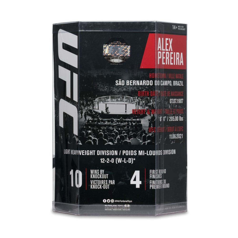 UFC Posed PVC Statue Alex Pereira 18 cm 0787926104424