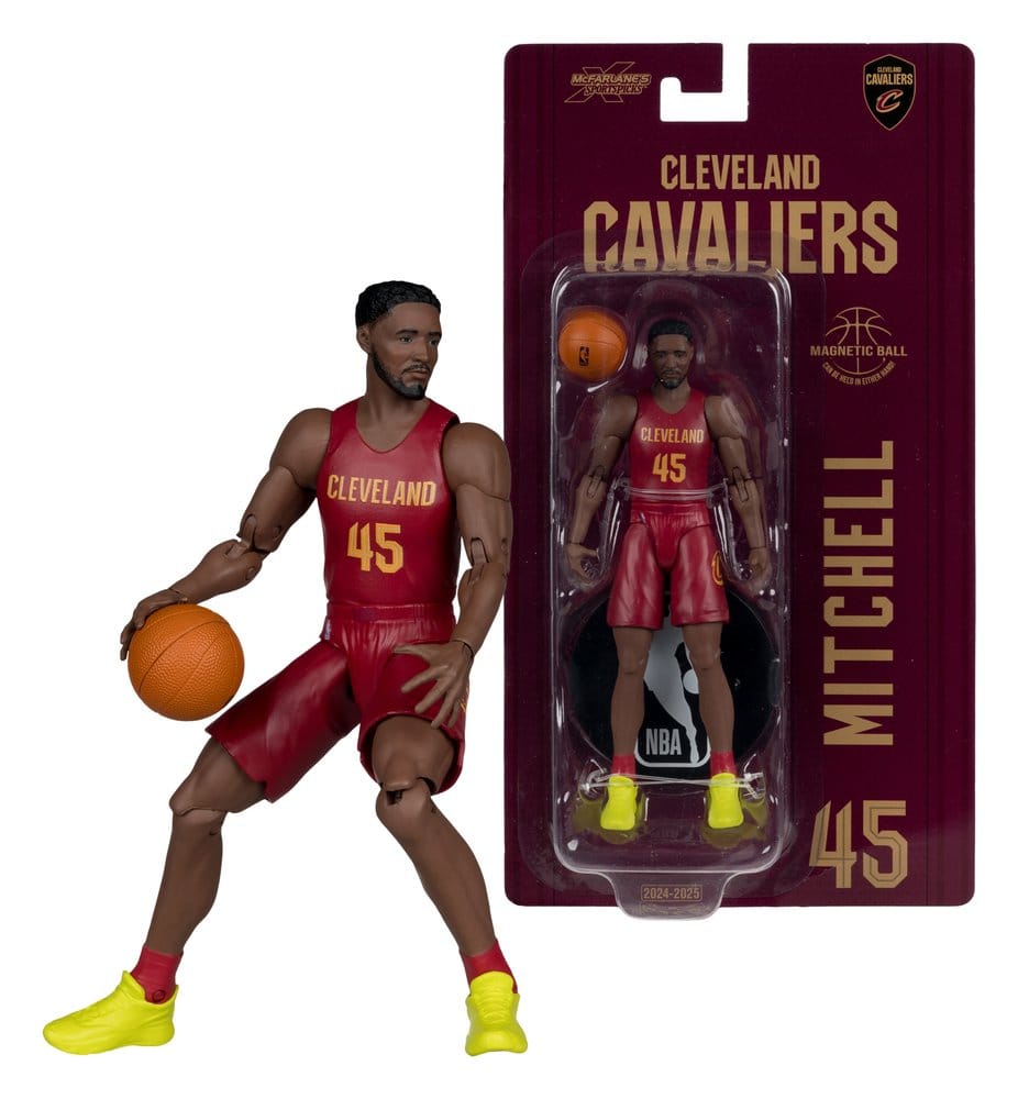 NBA SportsPicks Action Figure Donovan Mitchell (Cleveland Cavaliers) 15 cm 0787926105414