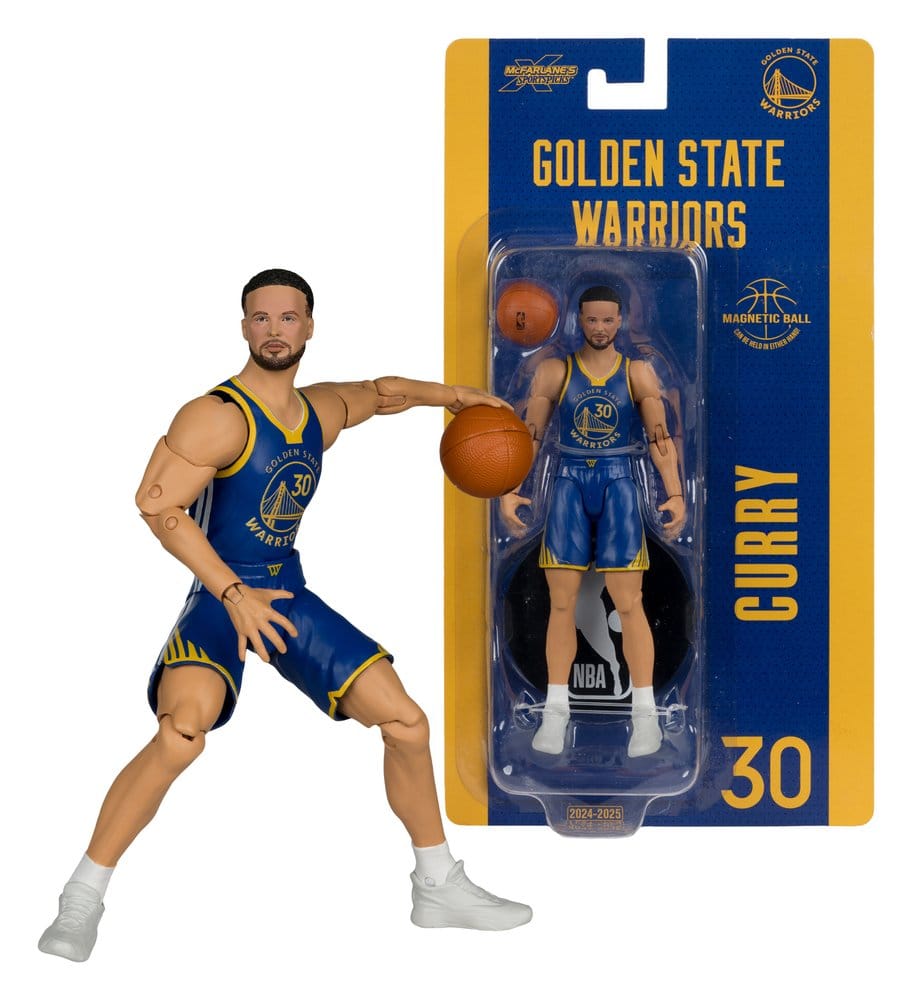 NBA SportsPicks Action Figure Stephen Curry (Golden State Warriors) 15 cm 0787926105469