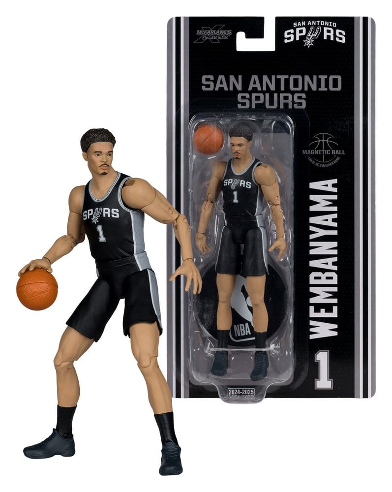 NBA SportsPicks Action Figure Victor Wembanyama (San Antonio Spurs) 17 cm 0787926105476