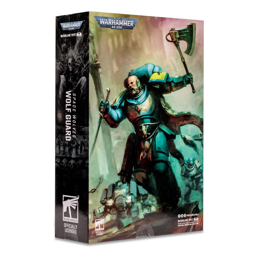 Warhammer 40k Action Figure Space Wolves Wolf Guard 18 cm 0787926109320