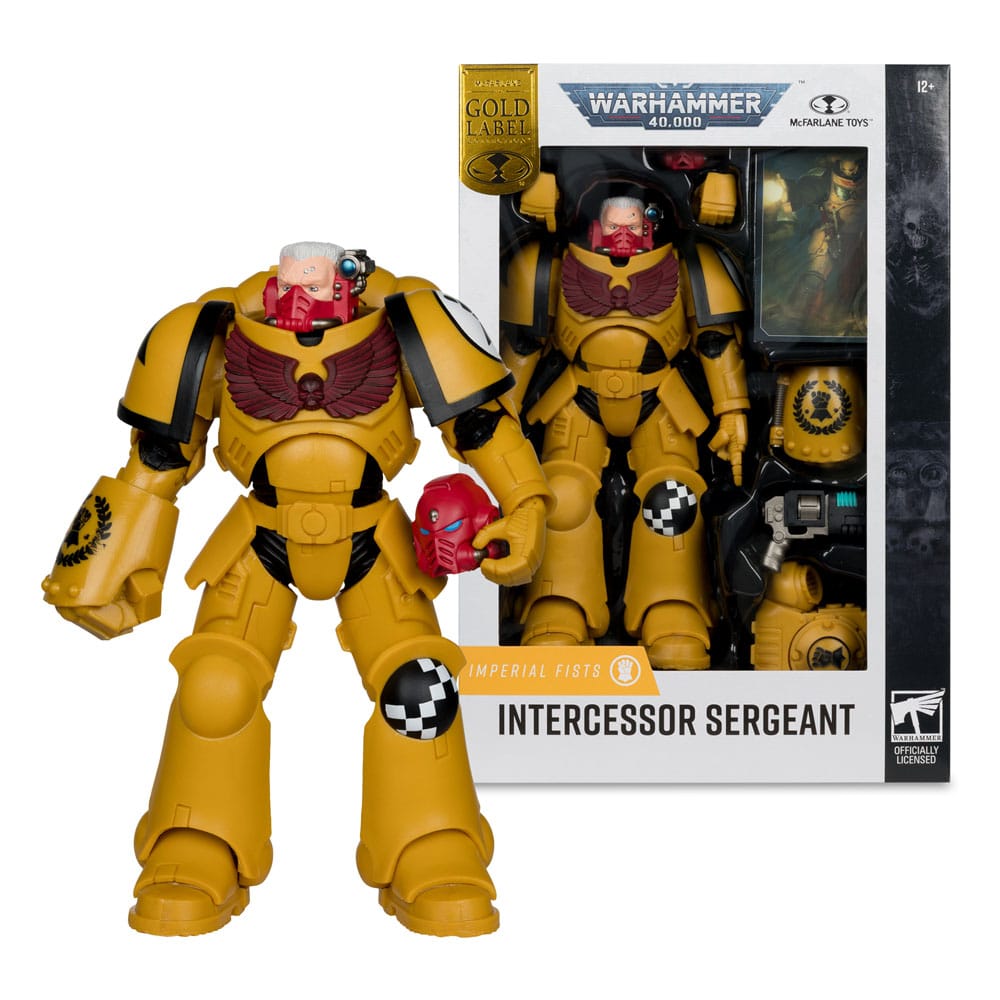 Warhammer 40,000 Action Figure Intercessor Sergeant (Imperial Fist) (Gold Label) 18 cm 0787926109542