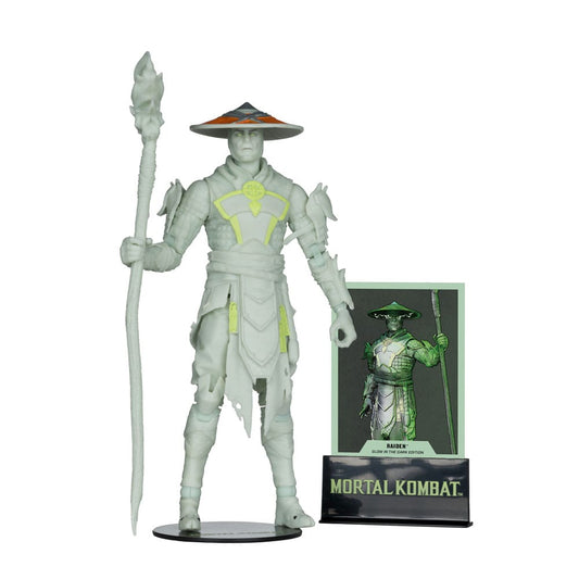 Mortal Kombat Action Figure Glow in the Dark Edition Raiden (Gold Label) 18 cm 0787926110968