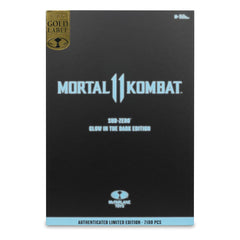 Mortal Kombat Action Figure Glow in the Dark Edition Sub-Zero (Gold Label) 18 cm 0787926110975