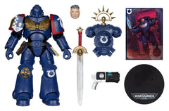 Warhammer 40,000 Total War Action Figure 3rd Company Lieutenant (Ultramarines) 18 cm 0787926112986