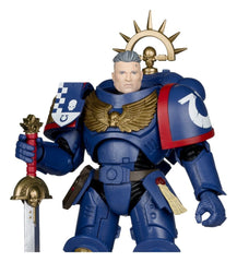 Warhammer 40,000 Total War Action Figure 3rd Company Lieutenant (Ultramarines) 18 cm 0787926112986