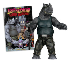 Teenage Mutant Ninja Turtles Page Punchers Action Figure Rocksteady 17 cm 0787926113495