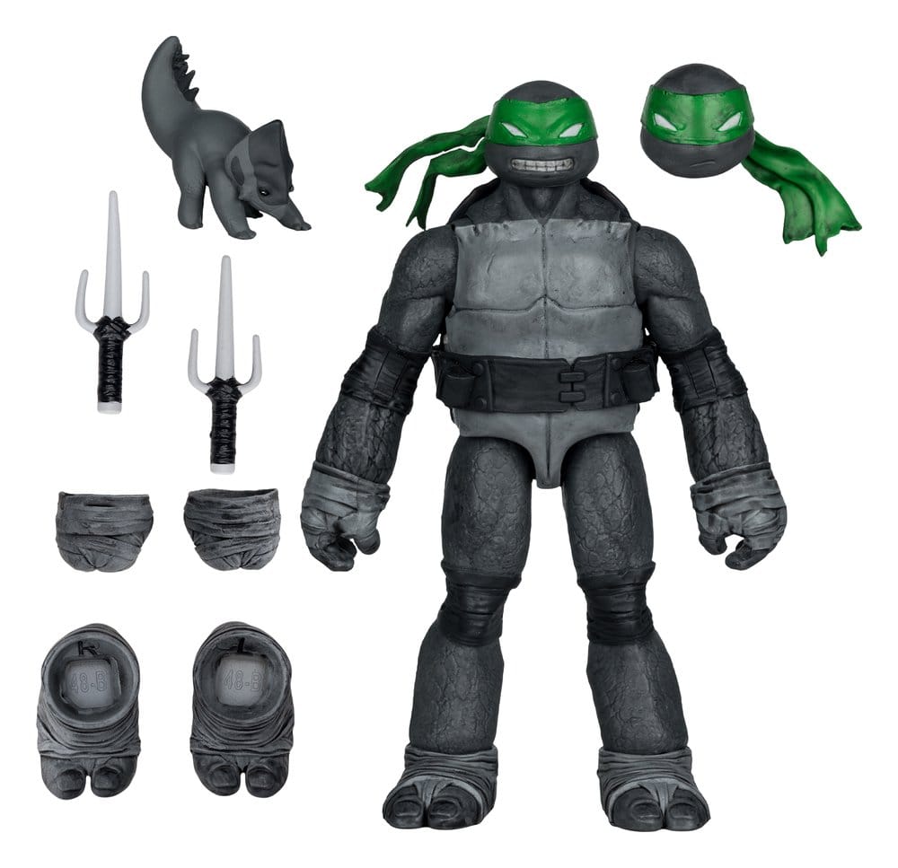 Teenage Mutant Ninja Turtles Page Punchers Action Figure (Black White & Green) (Red Platinum Edition) 13 cm 0787926114164