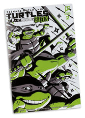 Teenage Mutant Ninja Turtles Page Punchers Action Figure Michelangelo (Black White & Green) (Red Platinum Edition) 13 cm 0787926114171