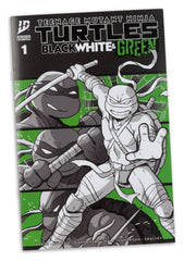 Teenage Mutant Ninja Turtles Page Punchers Action Figure Leonardo (Black White & Green) (Red Platinum Edition) 13 cm 0787926114188