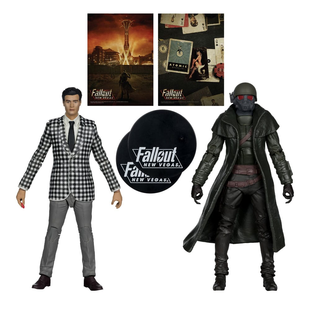 Fallout: New Vegas Statue 2-Pack Riot Ranger Armor & Benny Survivor 18 cm 0787926116472