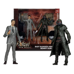 Fallout: New Vegas Statue 2-Pack Riot Ranger Armor & Benny Survivor 18 cm 0787926116472
