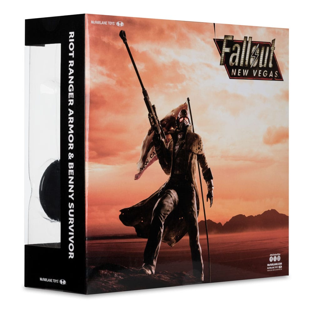 Fallout: New Vegas Statue 2-Pack Riot Ranger Armor & Benny Survivor 18 cm 0787926116472