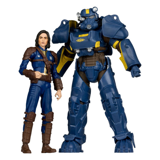 Fallout 4 Statue 2-Pack T-60 Vault Tec & Sole Survivor 18 cm 0787926116496