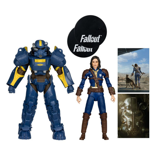 Fallout 4 Statue 2-Pack T-60 Vault Tec & Sole Survivor 18 cm 0787926116496