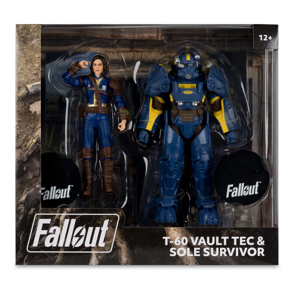 Fallout 4 Statue 2-Pack T-60 Vault Tec & Sole Survivor 18 cm 0787926116496