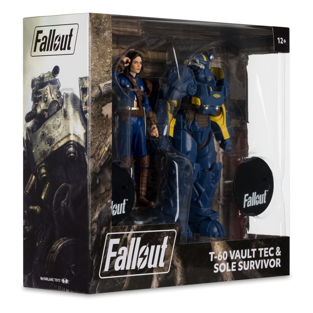 Fallout 4 Statue 2-Pack T-60 Vault Tec & Sole Survivor 18 cm 0787926116496