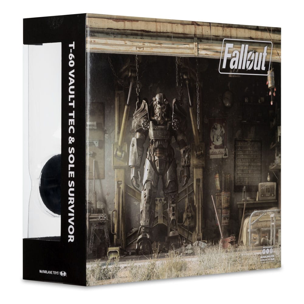 Fallout 4 Statue 2-Pack T-60 Vault Tec & Sole Survivor 18 cm 0787926116496
