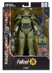Fallout 76 Gaming Edition Action Figure T-45 Military Armor (Red Platinum Edition) 20 cm 0787926116724