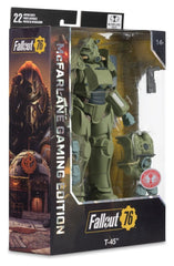 Fallout 76 Gaming Edition Action Figure T-45 Military Armor (Red Platinum Edition) 20 cm 0787926116724