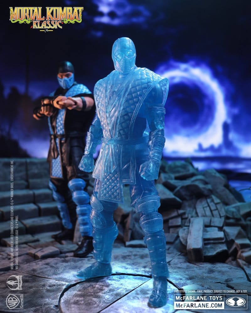 Mortal Kombat Klassic Action Figure Sub-Zero (Ice Clone) 18 cm 0787926118278