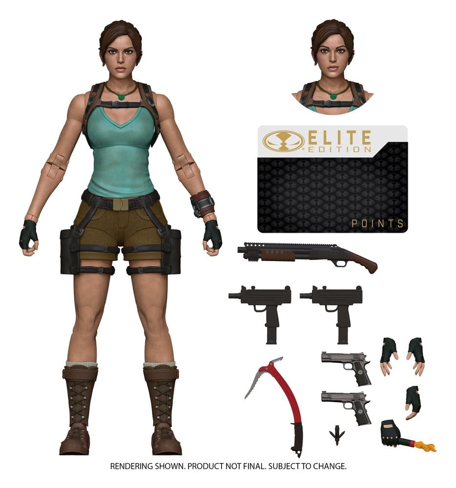 Tomb Raider: Legacy of Atlantis McFarlane Elite Edition Deluxe Action Figure Lara Croft (Tomb Raider: Legacy of Atlantis) #25 18 cm 0787926128192