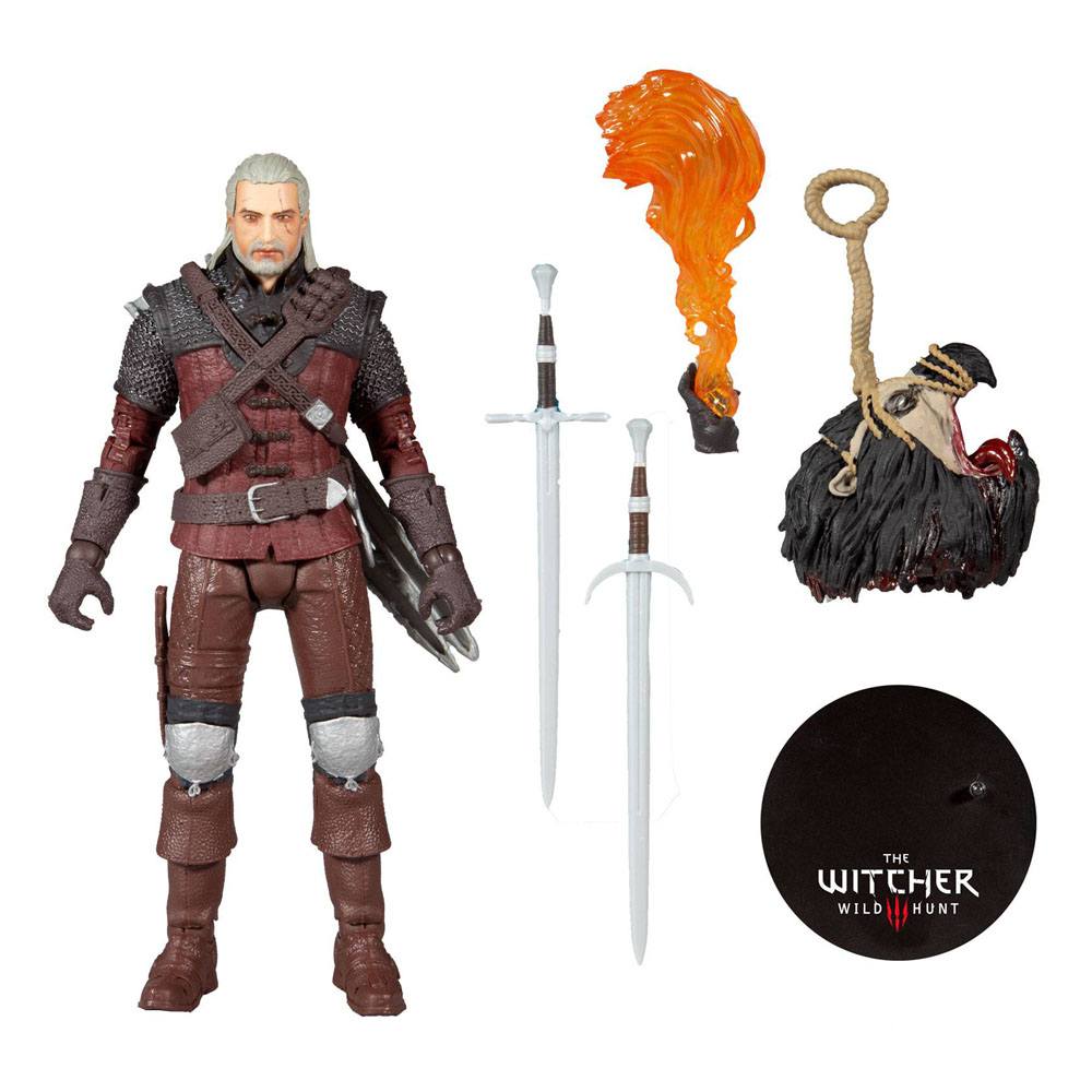 The Witcher 3: Wild Hunt Action Figure Geralt of Rivia (Wolf Armor) 18 cm 0787926134063