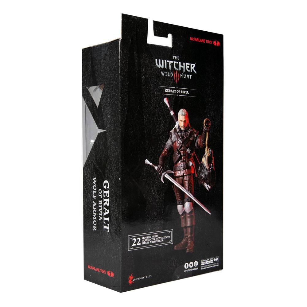 The Witcher 3: Wild Hunt Action Figure Geralt of Rivia (Wolf Armor) 18 cm 0787926134063