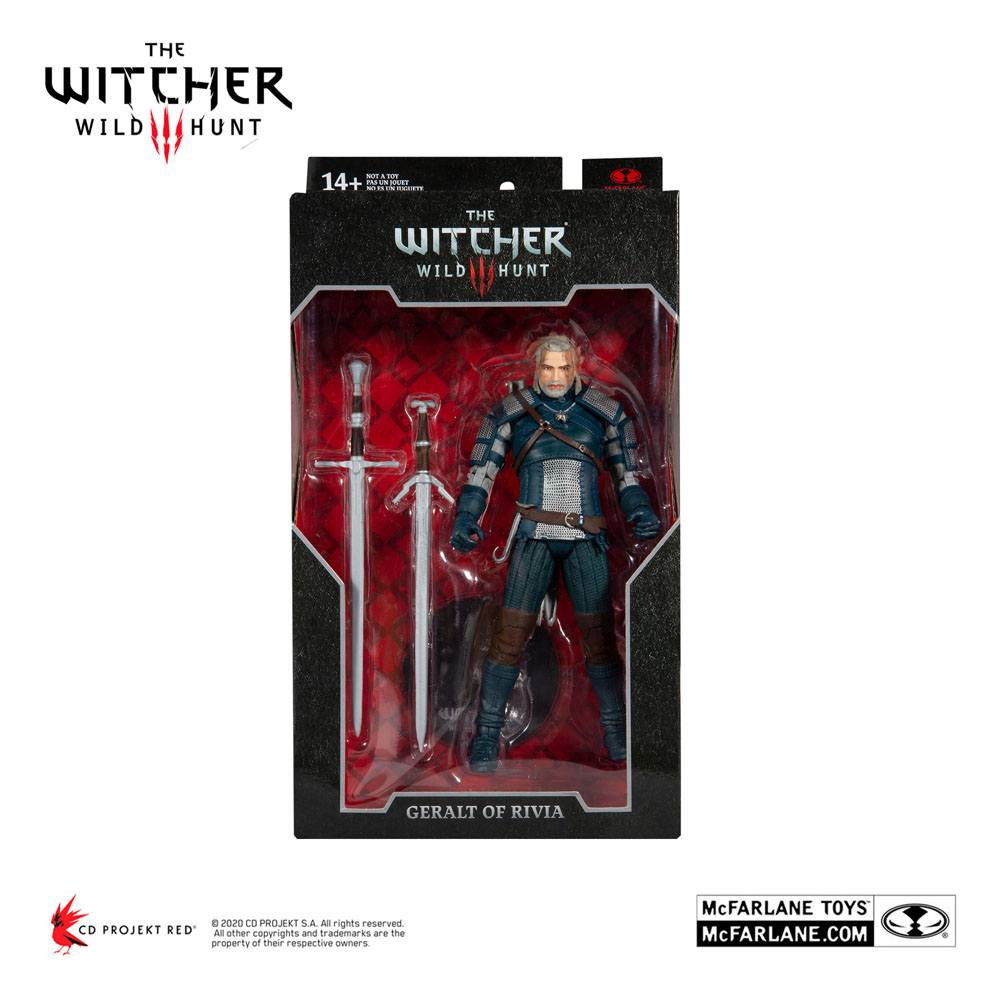 The Witcher Action Figure Geralt of Rivia (Viper Armor: Teal Dye) 18 cm 0787926134087
