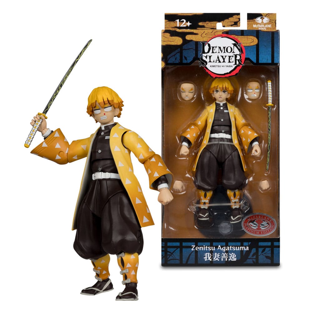 Demon Slayer: Kimetsu no Yaiba Action Figure Zenitsu Agatsuma Plantinum Edition 15 cm 0787926137637
