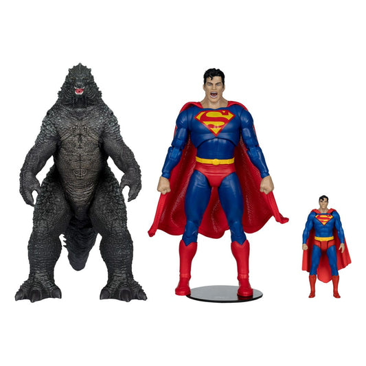 DC Justice League Monsterverse DC Multiverse Action Figures 2-Pack Superman Vs. Godzilla 30 cm 0787926138610