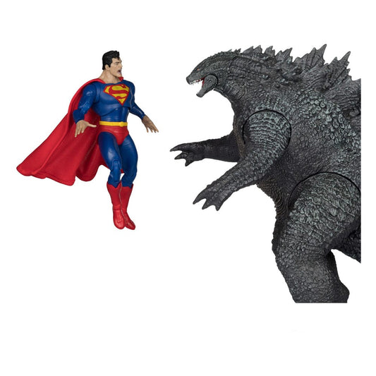 DC Justice League Monsterverse DC Multiverse Action Figures 2-Pack Superman Vs. Godzilla 30 cm 0787926138610
