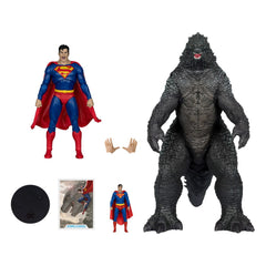 DC Justice League Monsterverse DC Multiverse Action Figures 2-Pack Superman Vs. Godzilla 30 cm 0787926138610